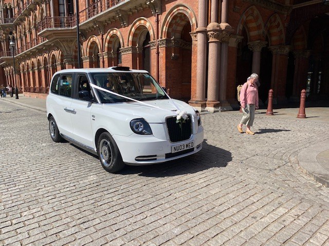 White London Taxi